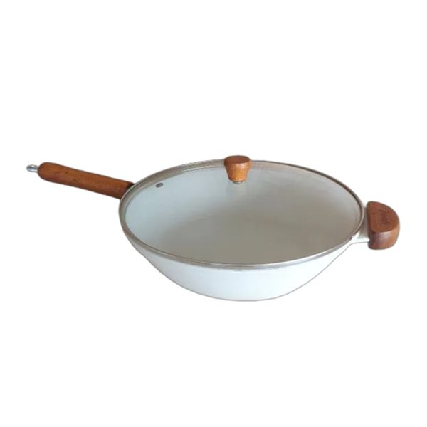 Frigideira Wok Teflon Antiaderente Marmorizado Javali CM28cm Frigideira Wok Teflon Antiaderente Marmorizado Javali CM28cm