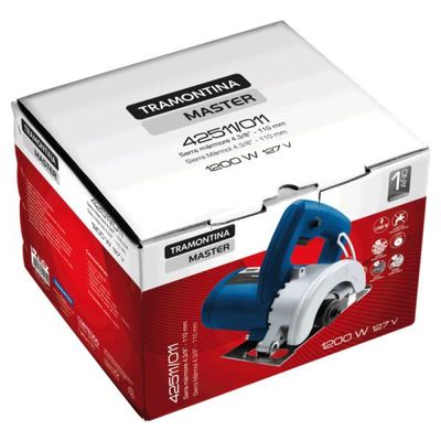 Serra Marmore 1.200 W 4.3/8" 127 V Tramontina para Uso profissional