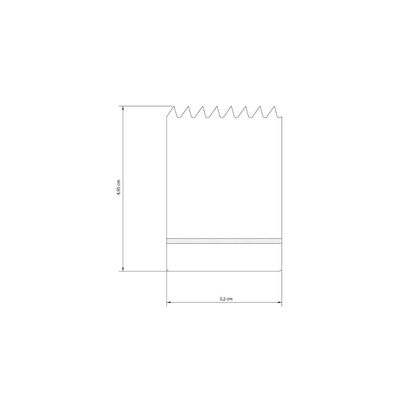 Serra Copo Bi-Metalica 32 mm 1.1/4" Tramontina com Dentes em Aço Rapido HSS