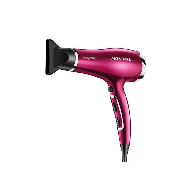 Secador de Cabelos Mondial Chrome Pink Line SC-36