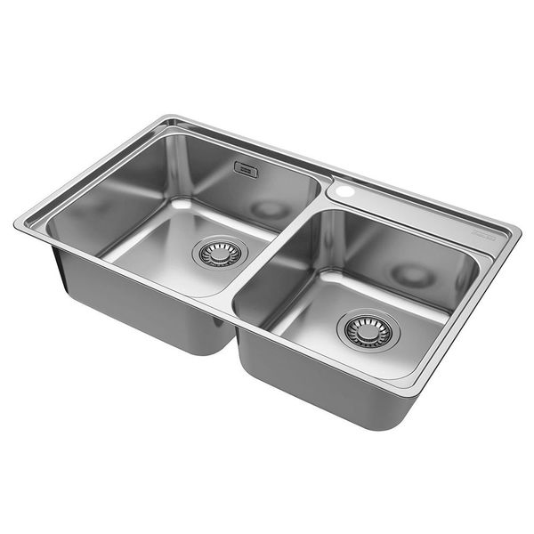 CUBA FRANKE DUPLA DE SOBREPOR BELL BCX 620-42-35 86x48 14916