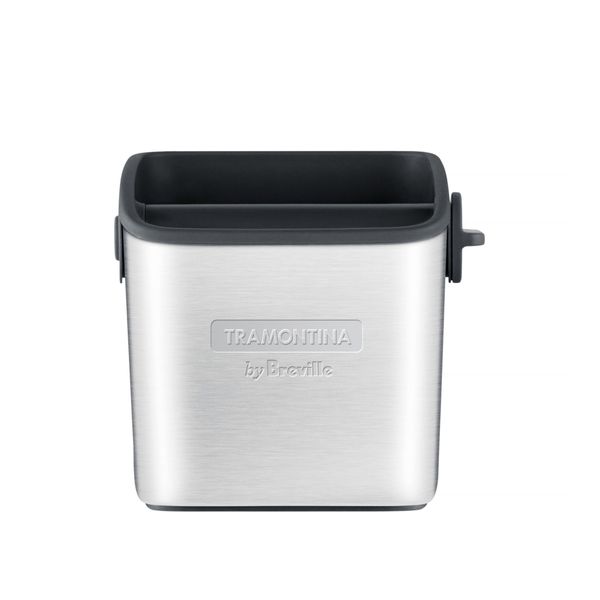 LIXEIRA PARA PO DE CAFÉ AÇO INOX COFFEE BOX 69085/010