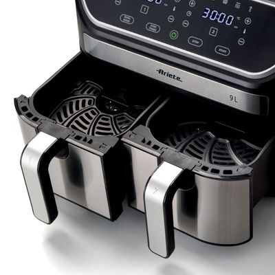 FRITADEIRA ARIETE AIR FRYER COM CESTO DUPLO 9 LITROS 1700w 127v 00C462509ARBR