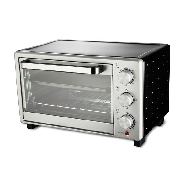 FORNO HAMILTON BEACH ELÉTRICO 3 FUNÇÕES 23L PRATA/INOX 220V