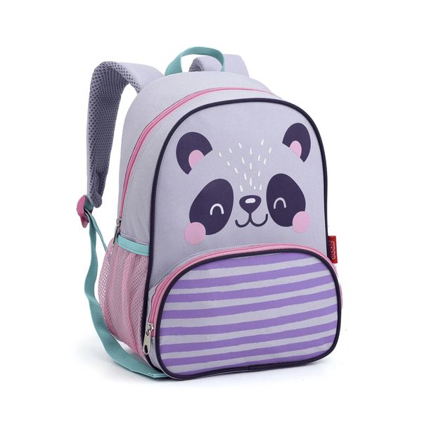 Mochila Escolar Infantil Feminina Bolsa De Costas Pandinha Menina 13