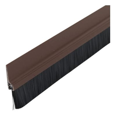 Veda Porta Escova Protetor De Fresta Residencial Adesivo 100cm Contra Inseto Poeira Vento Stamaco Home Marrom