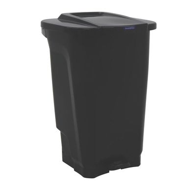 Lixeira Tramontina T-Force 100L em Polipropileno Preto