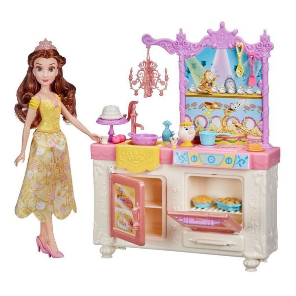 Boneca Cozinha Real Da Bela Disney Princess Hasbro