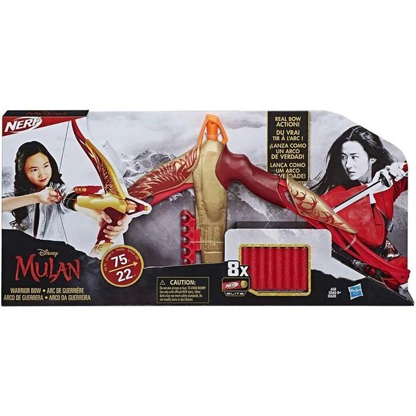 Lançador Nerf - Arco e Flecha - Disney - Mulan - Hasbro Disney Princess Lançador Nerf - Arco e Flecha - Disney - Mulan - Hasbro Disney Princess
