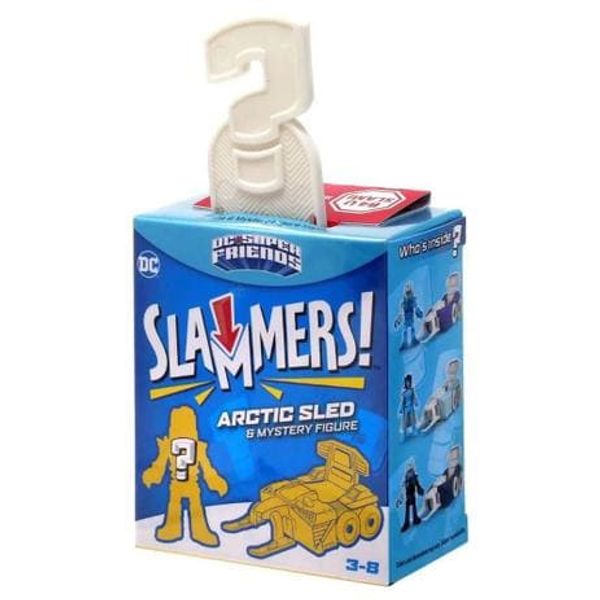 Mini Figura e Veículo - Imaginext - DC Comics - Slammers Surpresa - Mattel - VEICULO DE NEVE GNN46