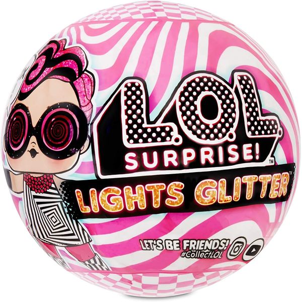 Mini Boneca Surpresa - L.O.L. Surprise! - Lights Glitter - Candide CAN8940