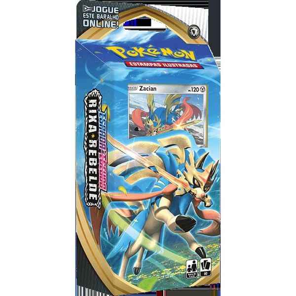 Deck Pokemon - Espada e Escudo - Rixa Rebelde - Zacian - Copag 90778 Deck Pokemon - Espada e Escudo - Rixa Rebelde - Zacian - Copag 90778