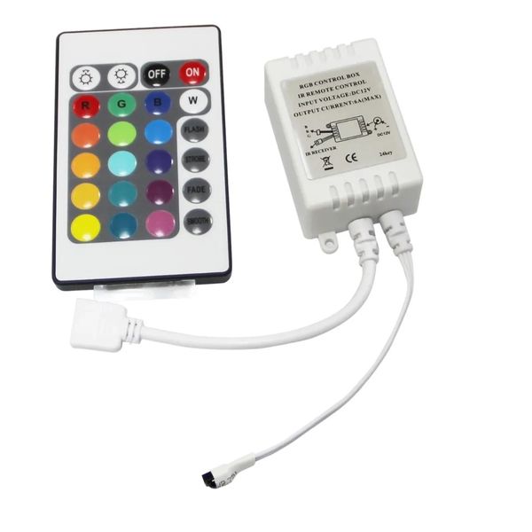 kit 10 Controlador Controle Fita Led Rgb 5050 3528 Atacado