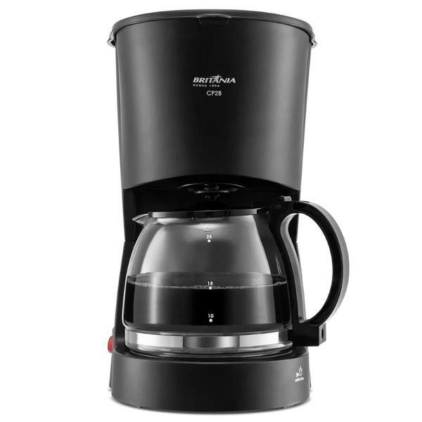 Cafeteira CP28 Britânia Com Capacidade de 1 Litro e Colher Dosadora 127V