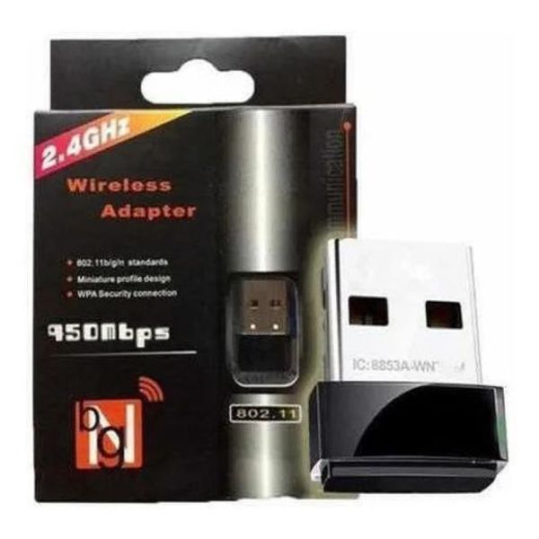 Mini Adaptador Wireless Wifi Usb 950Mbps