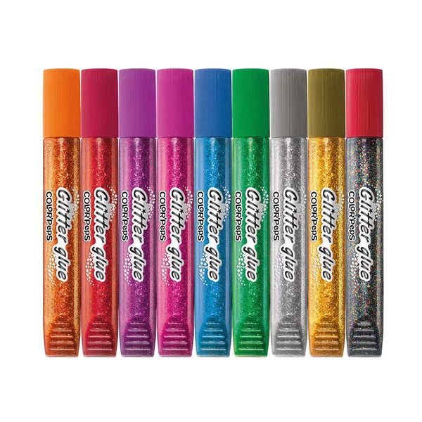 Cola Colorida Maped Color Peps Glitter com 9 Cores Vibrantes