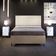Cabeceira Box Casal King Com Tachas 195 cm Vicenza L02 Facto Pérola Metalizado - Lyam Decor