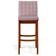 Kit 04 Banquetas Altas Para Cozinha Sala de Jantar Fixa Mila B04 Suede Rosê - Lyam Decor