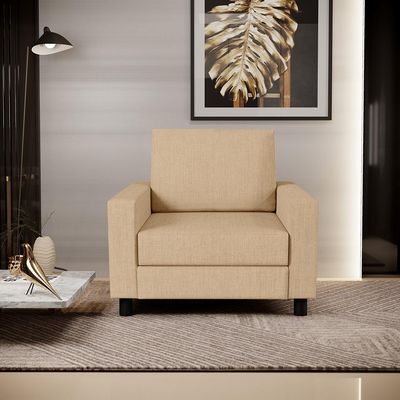 Kit 02 Poltronas Decorativas Para Sala De Estar E Recepção Malta L02 Linho Bege Escuro - Lyam Decor