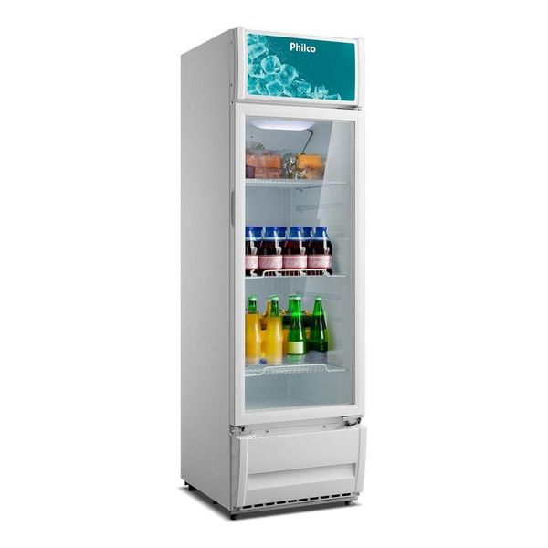 Refrigerador Expositor Philco 309L PRE319 Vidro Duplo Branco 220V