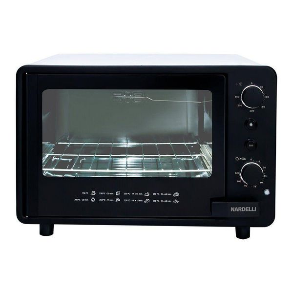 Forno Elétrico Calábria 45L C/Termostato E Grill Preto 220V 220V