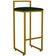 Kit 04 Banquetas Altas Para Cozinha Sala De Jantar Hanna L02 Dourado Suede Verde Musgo - Lyam Decor