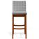 Kit 06 Banquetas Altas Para Cozinha Sala de Jantar Fixa Mila L02 Facto Cinza Metalizado - Lyam Decor