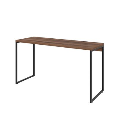 Kit 02 Mesas Para Escritório e Home Office Industrial Aspen 135 cm C01 Nogal - Lyam Decor