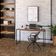 Kit Escritório Estante Areta 3 Prateleiras com Mesa Industrial Aspen 135cm C01 Nogal - Lyam Decor