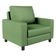Poltrona Decorativa Para Sala De Estar E Recepção Malta L02 Facto Verde Musgo - Lyam Decor