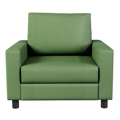 Poltrona Decorativa Para Sala De Estar E Recepção Malta L02 Facto Verde Musgo - Lyam Decor