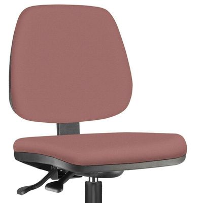 Cadeira Caixa Alta Giratória Job L02 Suede Rosê- Lyam Decor