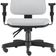 Cadeira de Escritório Giratória Executiva Ergonômica Sky L02 Couro Sintético Branco - Lyam Decor