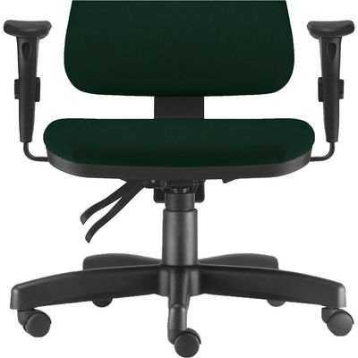 Cadeira de Escritório Giratória Executiva Ergonômica Sky L02 Crepe Verde Musgo - Lyam Decor