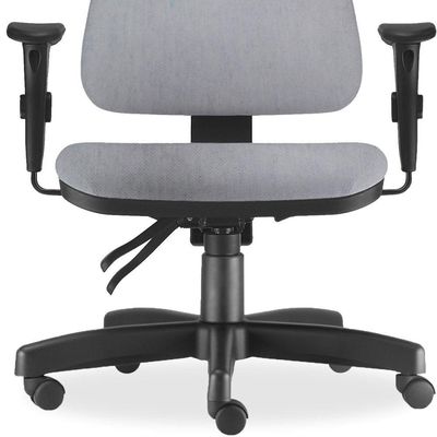 Cadeira de Escritório Giratória Executiva Ergonômica Sky L02 Linho Cinza - Lyam Decor
