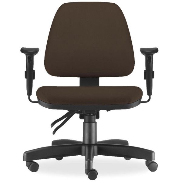 Cadeira de Escritório Giratória Executiva Ergonômica Sky L02 Suede Marrom - Lyam Decor Cadeira de Escritório Giratória Executiva Ergonômica Sky L02 Suede Marrom - Lyam Decor