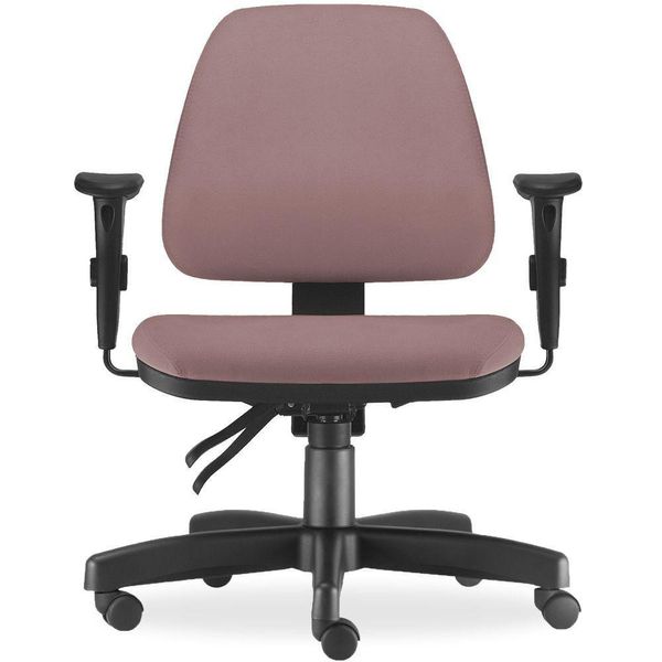 Cadeira de Escritório Giratória Executiva Ergonômica Sky L02 Suede Rosê - Lyam Decor