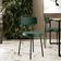 Cadeira Decorativa Estofada Para Sala De Jantar Barcelona F01 Couríssimo Verde Musgo - Lyam Decor