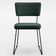 Cadeira Decorativa Estofada Para Sala De Jantar Base Aço Allana L02 Linho Verde Musgo - Lyam Decor