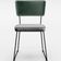 Cadeira Decorativa Estofada Sala Jantar Allana L02 Facto Verde Musgo Linho Cinza - Lyam Decor