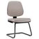Cadeira Para Escritório Job L02 Fixa Linho Bege - Lyam Decor