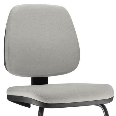 Cadeira Para Escritório Job L02 Fixa Linho Cinza - Lyam Decor