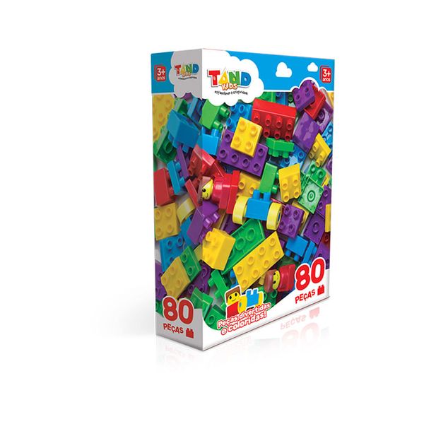 Blocos de Montar - Tand Kids - 80 Peças - Toyster TOYS2296