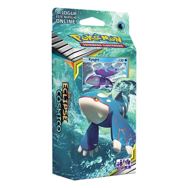 Deck Pokémon - Starter Deck - Sol e Lua 12 - Eclipse Cósmico - Kyogre - Copag 99577 Deck Pokémon - Starter Deck - Sol e Lua 12 - Eclipse Cósmico - Kyogre - Copag 99577