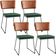 Kit 04 Cadeiras Decorativas Sala Jantar Allana L02 Couríssimo Camel Facto Verde Musgo - Lyam Decor