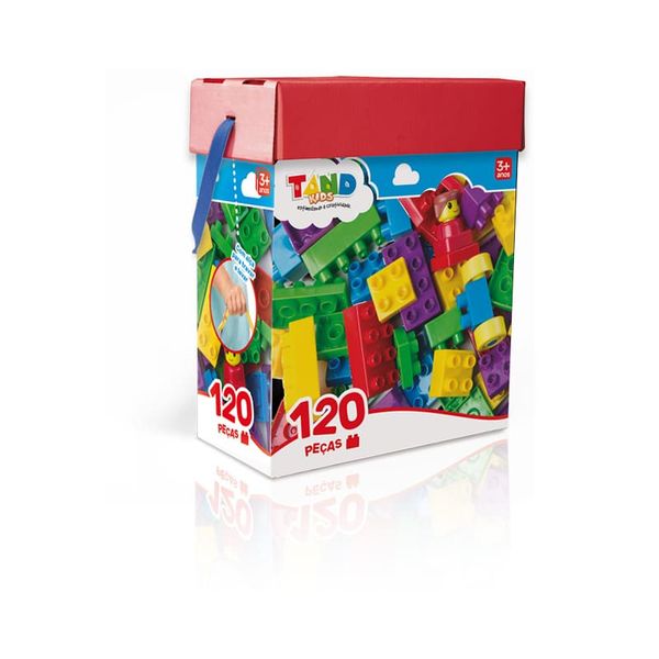 Blocos de Montar - 120 peças - Baú Kids - Toyster TOYS2511