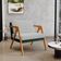 Kit 04 Poltronas Decorativas Sala Estar Pietra L02 Facto Verde Musgo Linho Cinza - Lyam Decor