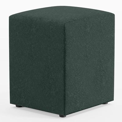 Kit 04 Puffs Quadrado L02 Decorativo Linho Verde - Lyam Decor