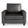 Poltrona Decorativa Para Sala De Estar E Recepção Malta L02 Couríssimo Preto Brilho - Lyam Decor
