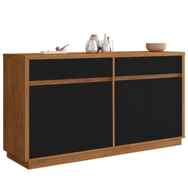 Buffet Para Sala de Jantar Ana N01 Ypê Preto - Lyam Decor